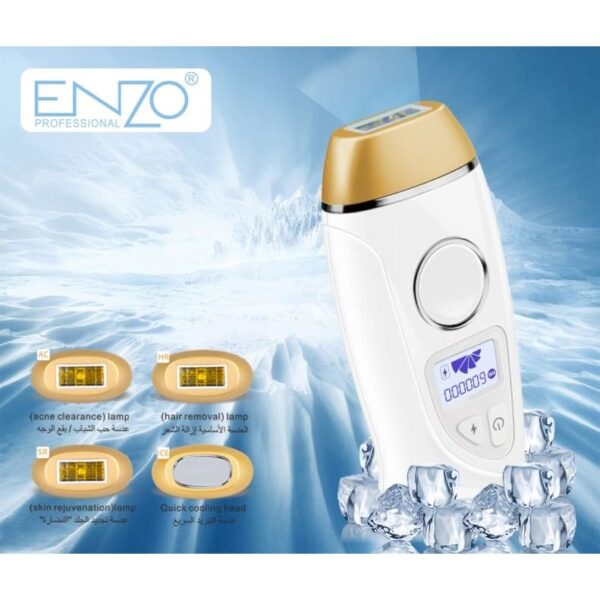 ENZO Epilateur Lazer ICE T7 – Professional Laser Hair Removal Device-Intl Version - Image 5