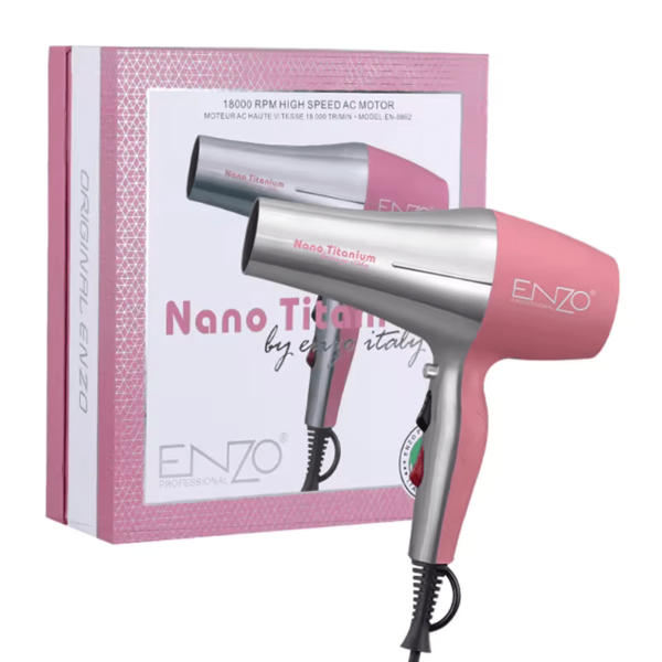 ENZO EN-8862 Nano Titanium Hair Dryer - Intl Version - Image 4