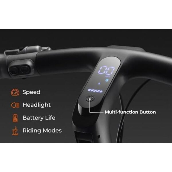 Yadea ElitePrime Electric Kick Scooter Power by 1500W Motor Up to 65 KM Range and 30 KM 10 inch Tires Triple Brakes and Suspension 30% Hill Grade Electric Scooter for Adults - Image 3