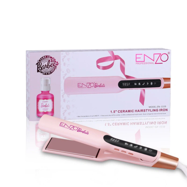 ENZO EN-3339 CERAMIC STRAIGHTENER WITH FREE SERUM - Intl Version - Image 3
