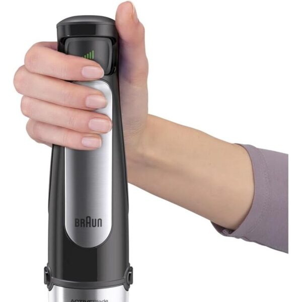 Braun Hand Blender Multiquick 7 1000W With 600Ml Bpa-Free Beaker, 1.5L Food Processor, Mq 7075X Black - Image 5