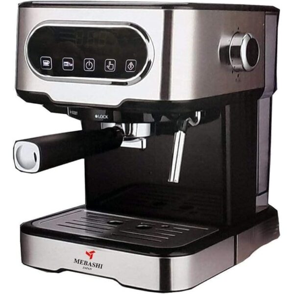 PW- Mebashi Espresso Coffee Machine | 1.5L Capacity, 20Bar Pressure- ECM2022