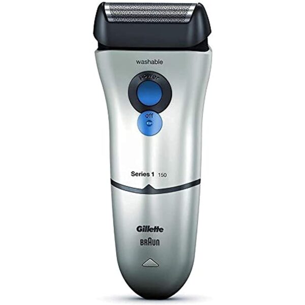 Braun Series 1 150s Shaver - Rechargeable, Grey/Blue - Image 2