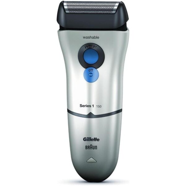 Braun Series 1 150s Shaver - Rechargeable, Grey/Blue M-150s - Image 4