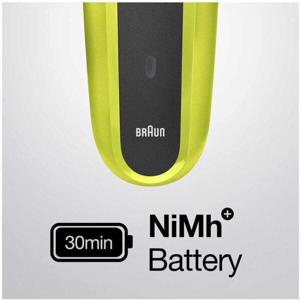 Braun Shaver 300BT Green Series Rotation Electric Shaver Trimmer, Black