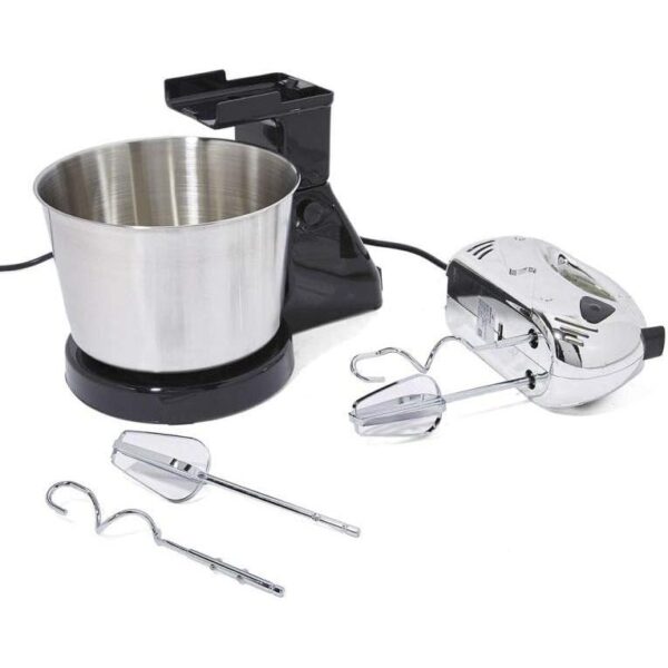 Mebashi Stand Mixer 150W Me-Bwm1602Ss Silver/Black - Image 2
