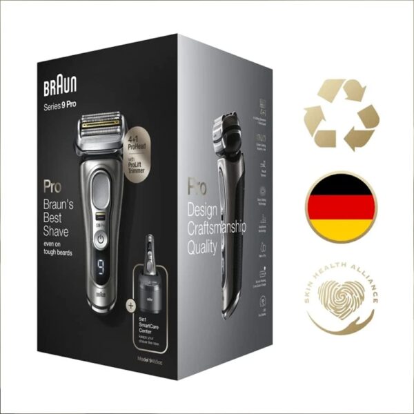 Braun Shaver Series 9 Pro 9465cc Wet & Dry shaver with 5 in-1 - Image 2