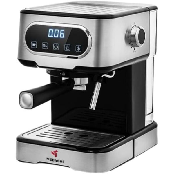 PW- Mebashi Espresso Coffee Machine | 1.5L Capacity, 20Bar Pressure- ECM2022 - Image 6