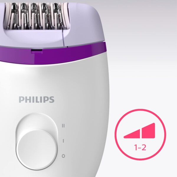 Philips Satinelle Essential Corded Compact Epilator. 3 pin, BRE225/01. - Image 3