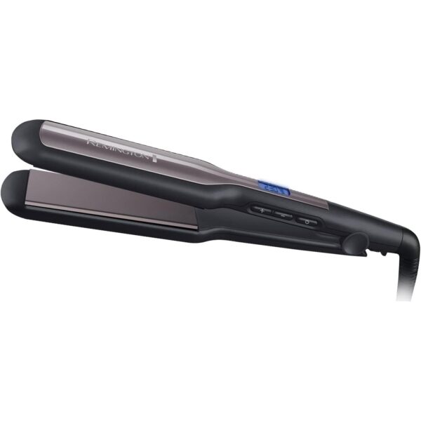 Remington Pro Ceramic Extra Wide Plate Hair Straighteners for Longer Thicker Hair, Digital Temperature Control S5525, BLACK - Image 3