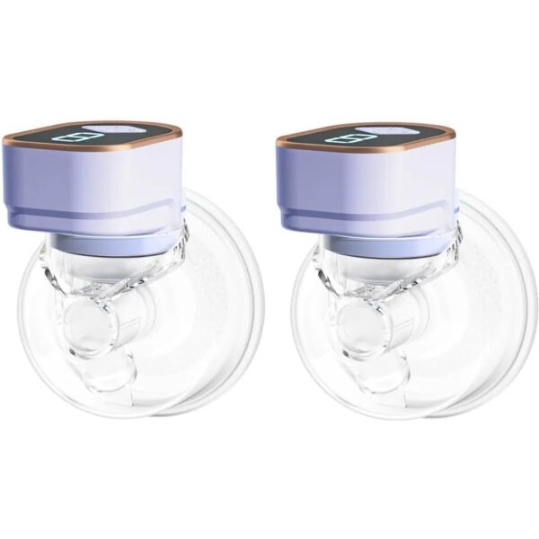 PrecisionWare PW02 -Set of 2 - Portable Handsfree Electric Breast Pump With 9-level Suction, 2 x 210ml Cup & 2 x Pump - BLUE