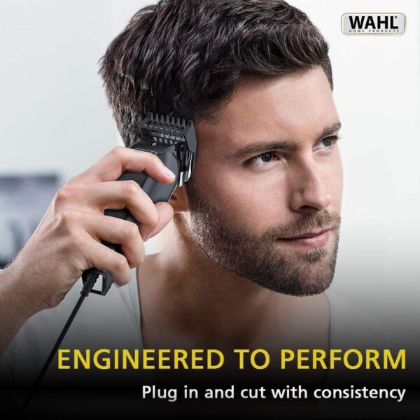 Wahl Home Pro 300 Series Hair Cutting Kit, Corded Hair Clipper Kit For Mens Grooming, 8 Comb Attachments, Self Sharpening Precision Blades With Taper Lever, 09247-1327 - Image 2