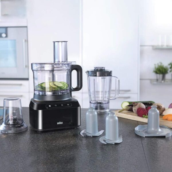 Braun Pureease Food Processor Fp 3132 Bk" - Image 5