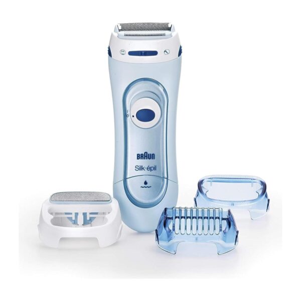 Braun Silk-epil Lady Shaver 5-160 Blue, 3-in-1 Wet & Dry Electric Shaver