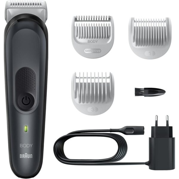 Braun Body Groomer 3 BG3340, with SkinShield Technology and 3 Attachments - Image 3