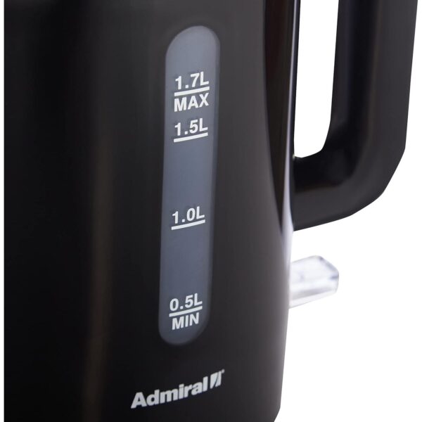 Admiral Electric Kettle, 2200W Power, 1.7L, ADBK17P. - Image 7