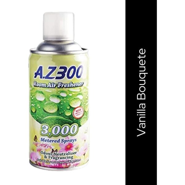 Vanilla Cream Scented Alpha Hygiene Air Freshener Metered Spray Can - 3000 Sprays- 300 ML