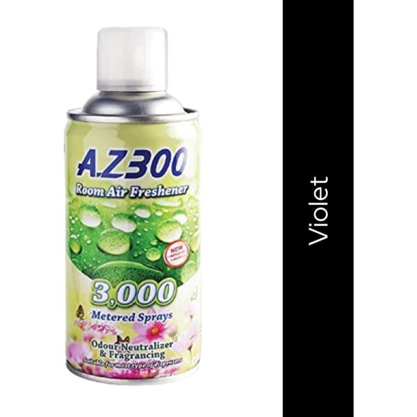 Violet Scented Alpha Hygiene Air Freshener Metered Spray Can - 3000 Sprays- 300 ML - Image 2