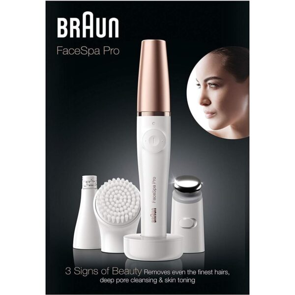 Braun FaceSpa Pro 911 Epilator 3-in-1 Facial Epilator