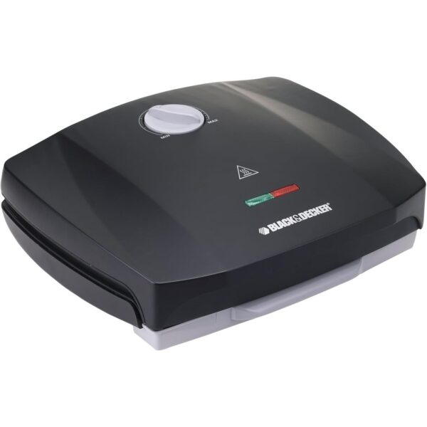 Black+Decker Contact Grill Waffle Maker - 1750 W, Black, GM1750-B5 - Image 3