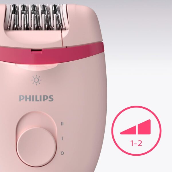 Philips Satinelle Essential Corded Epilator with 5 Attachments - BRE285/00