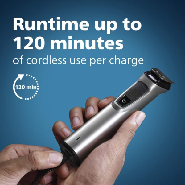 Philips Multigroom 7000 MG7715/13 - All-in-One Trimmer with 13 Attachments, DualCut Technology, Self-Sharpening Blades, and Lithium-Ion Battery - Image 3