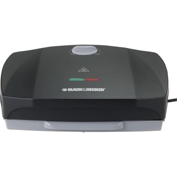 Black+Decker Contact Grill Waffle Maker - 1750 W, Black, GM1750-B5 - Image 2
