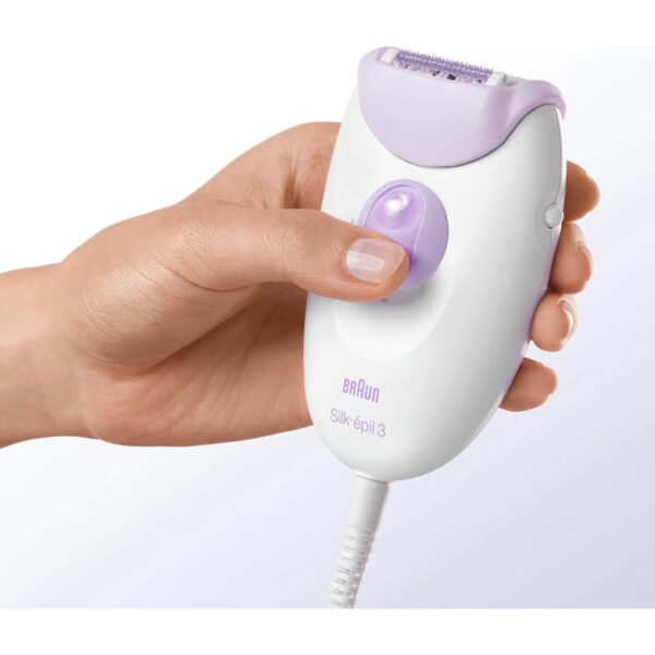 Braun Se 3170 Silk Epilator Soft Perfection With Massaging Rollers Head - Image 2