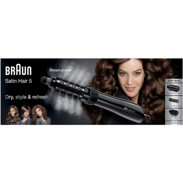 Braun Satin Hair 5 AS530 Airstyler With 3 Attachments, Steam Function - 1000 watt - Image 2