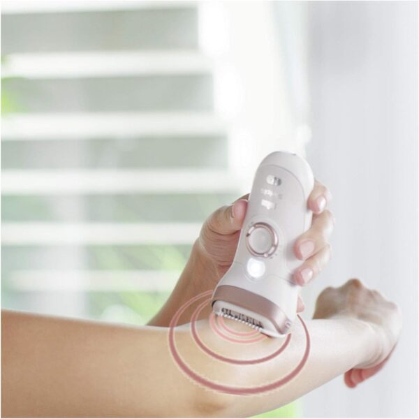 Braun Silk-epil 9 9-538 Wet & Dry Epilator With 3 Extras - Image 2