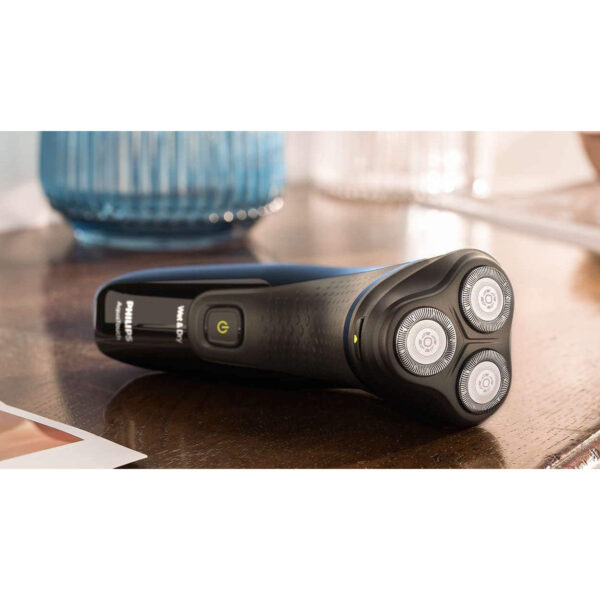 Philips S1323, 1300 Wet or Dry Electric Shaver For Men, Black, Small - Image 3
