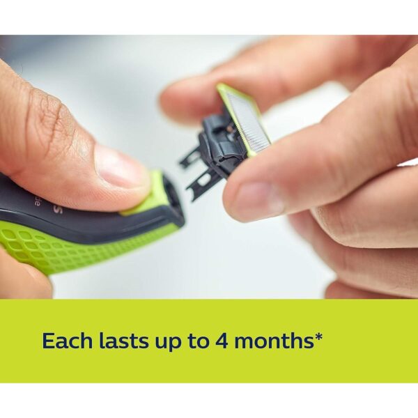 Philips Replacement Blade For Qp2520/Qp6505, Lime Green/Charcoal Grey - Qp220/51 - Image 4