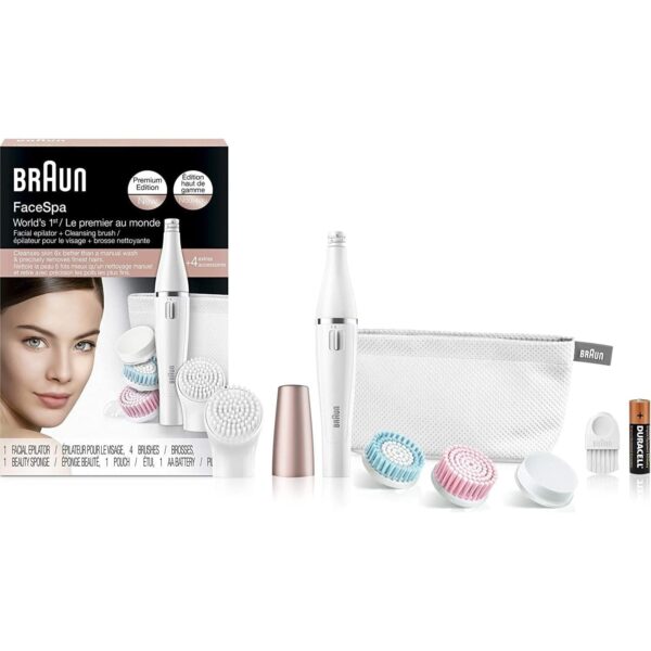 Braun Facespa Facial Epilator For Women - 851 (White)