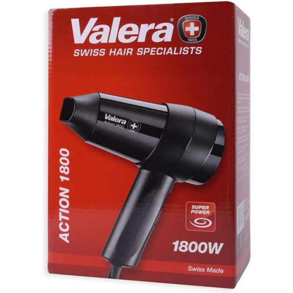 Valera 542.08,Valera 542.08 Hair Dryer Action Black 1800 - Swiss, Black,