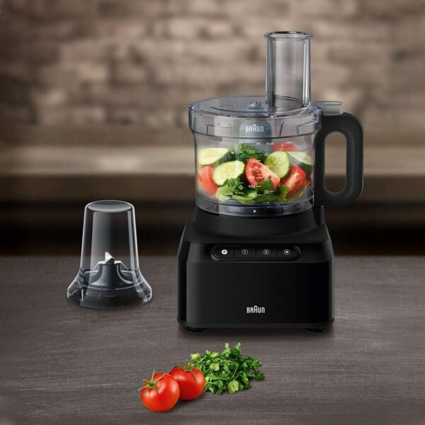Braun Pureease Food Processor Fp 3132 Bk" - Image 4