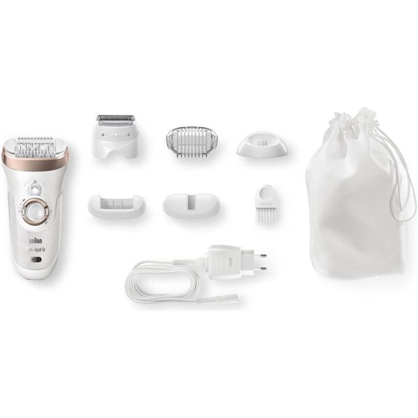 Braun Silk Wet And Dry Cordless Epilator (SE9561, White, 6 Extras) - Image 2