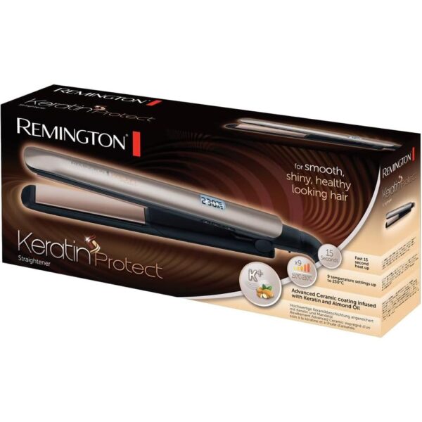 Remington Hair straightener from Remington Keratin Protect - Channel Gold brown - Image 5