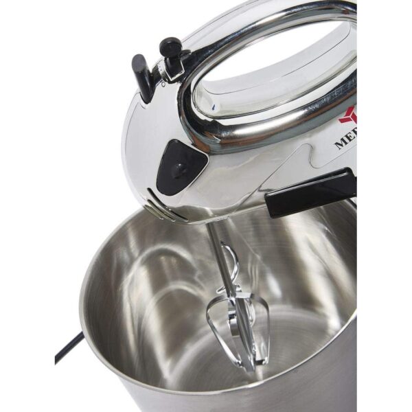 Mebashi Stand Mixer 150W Me-Bwm1602Ss Silver/Black - Image 3