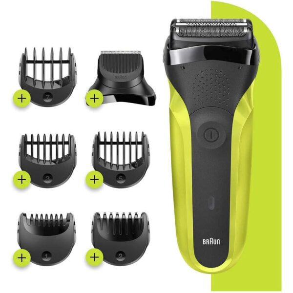 Braun Shaver 300BT Green Series Rotation Electric Shaver Trimmer, Black - Image 6