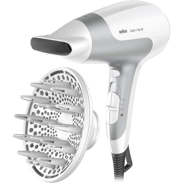 Braun Satin Hair 5 Hd 585 Hair Dryer With Diffuser And Ionic Function