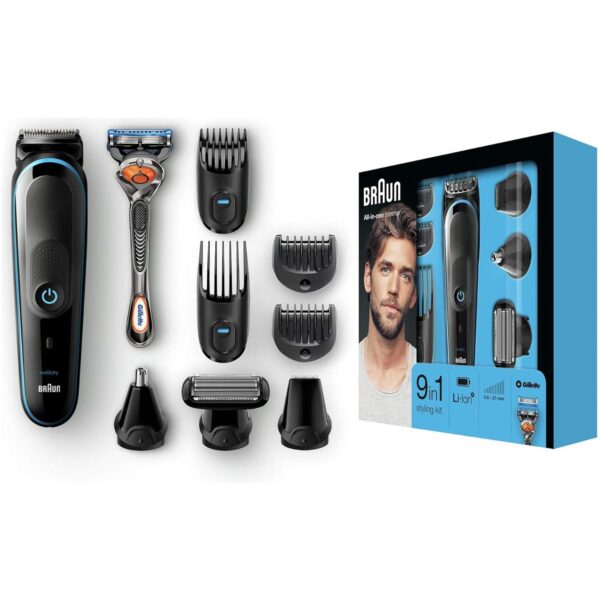 Braun 9-in-1 All-in-one trimmer MGK5080 Beard Trimmer & Hair Clipper, - Image 3