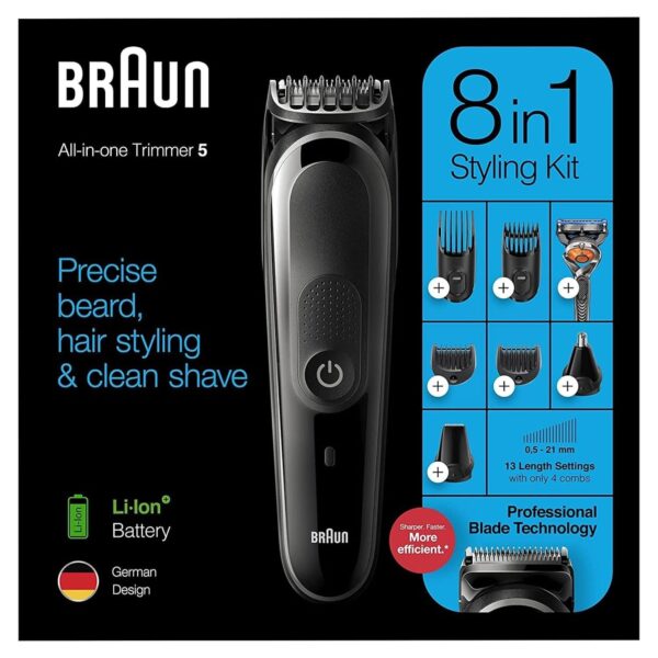 Coupes Sans Fil Braun MGK5260 Noir