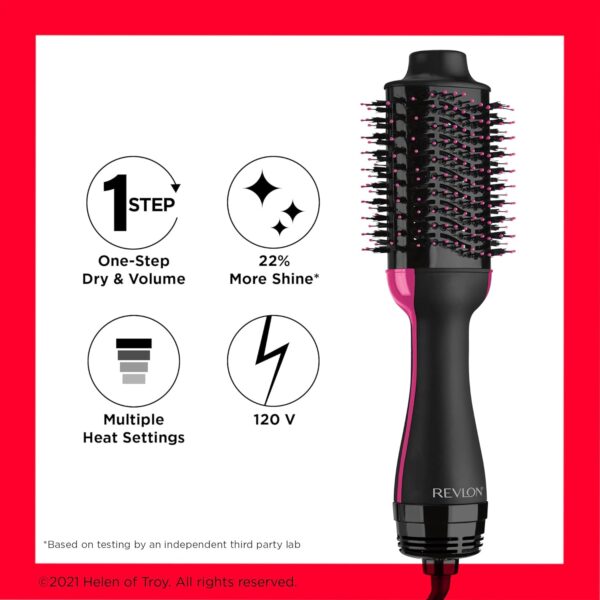 Revlon RVDR5222 One Step Hair Dryer & Volumizer, 2 heat setting plus cool setting - Image 5