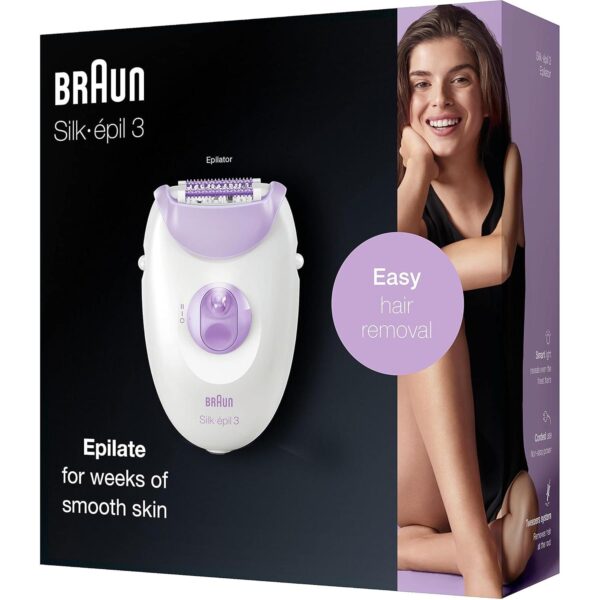 Braun Silk-épil 3 3-170, Epilator for Long-Lasting Hair Removal,