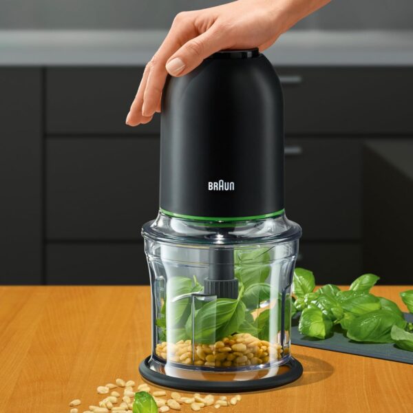 Braun Chopper, Quadblade 2 Speeds 500 Watts MultiPractic, 500ml  Chopper, CH 3013 BK - - Image 5
