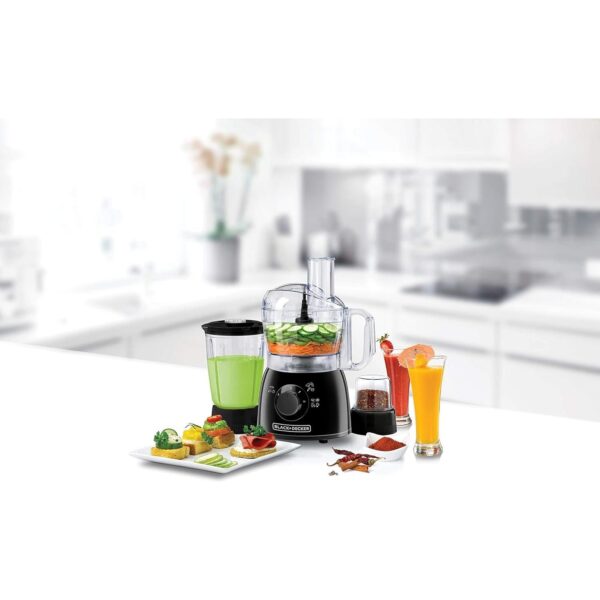 BLACK+DECKER 400W 29 Function Food Processor with Blender & Grinder, Black - KR42-B5,