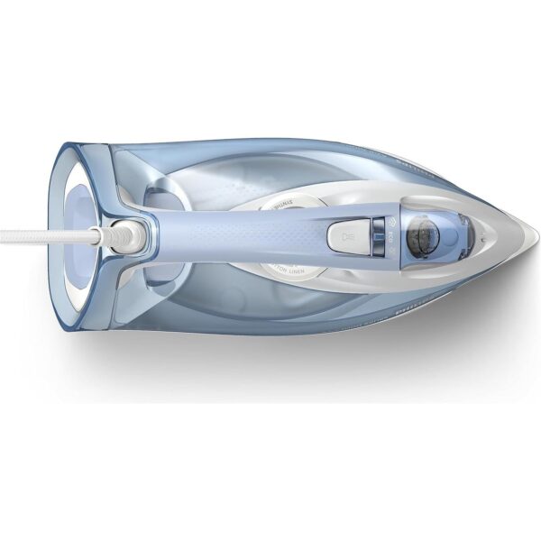 Philips 7000 Series Steam Iron - 2600W, 220 g steam boost, SteamGlide Plus soleplate - DST7011/26 - Light Blue/Gray - Image 2