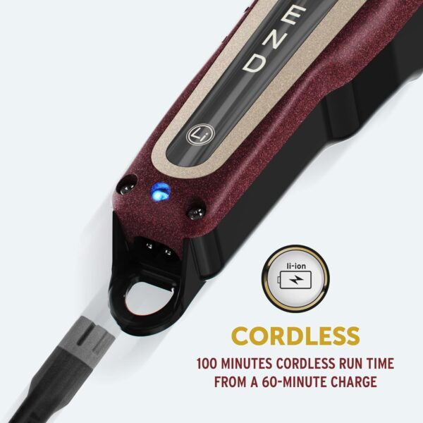 Wahl 5 Star Cordless Legend, Professional Hair Clippers, Pro Haircutting Kit, Adjustable Taper Lever, Crunch Blade, Wedge Blades, Cordless, Barbers Supplies - Image 5