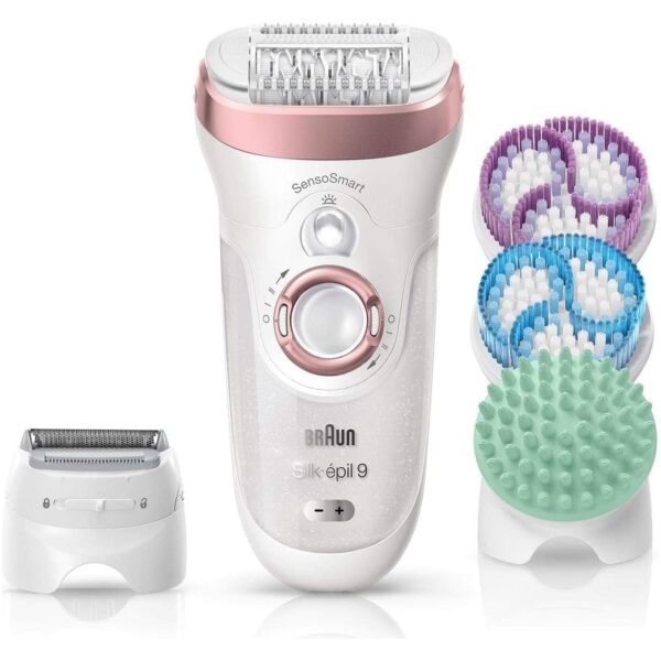 Braun Silk epil 9 SkinSpa SensoSmart 9/897 epilator Rose Gold - 4-in-1 epilation,