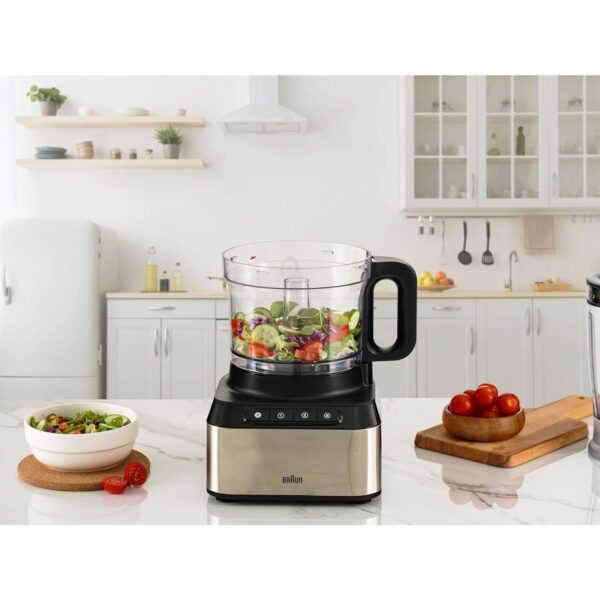 Braun Household Braun Fp 3235 Si Purease 12 In 1 Food Processor, 800W, 2.1L Bowl, - Image 6